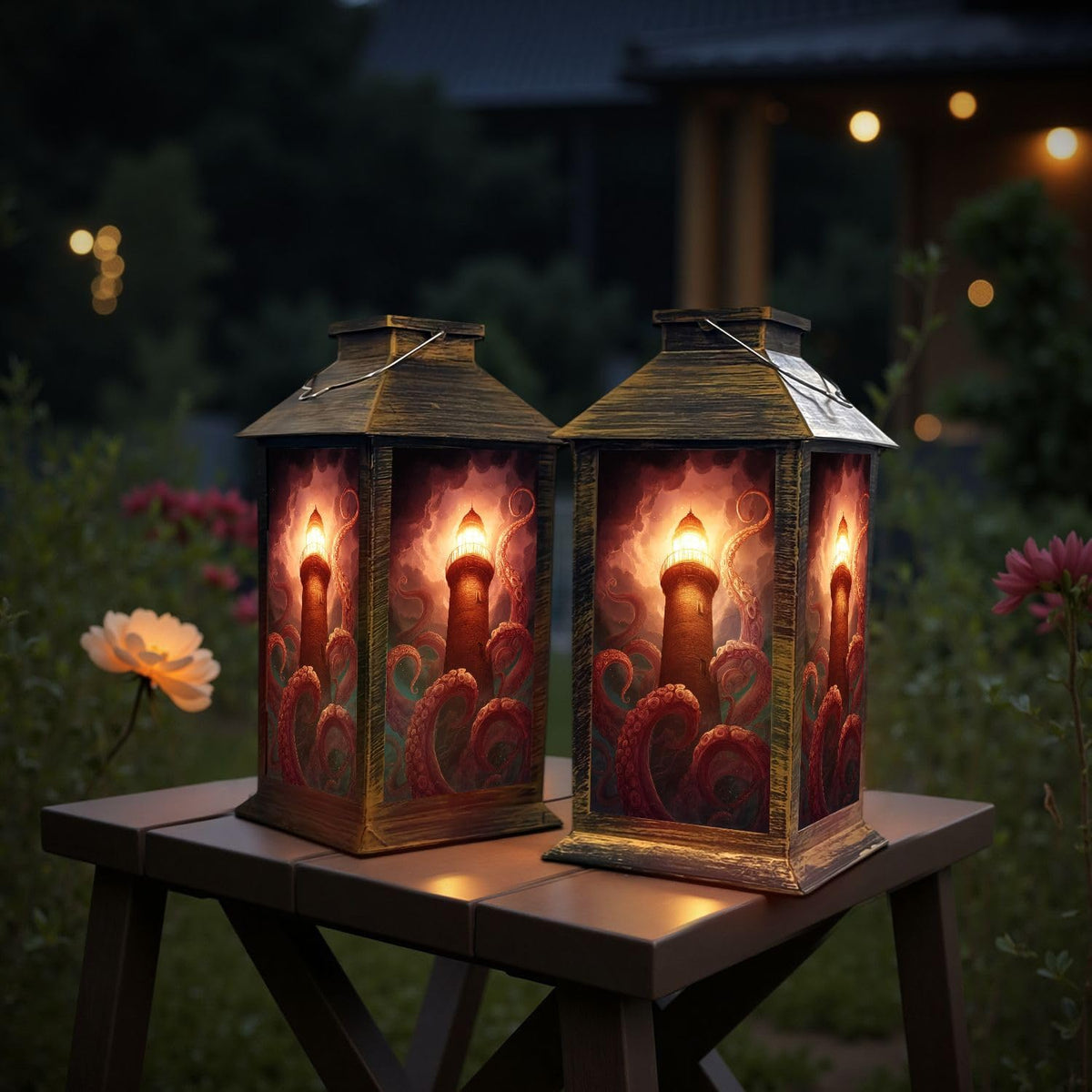 Solar Outdoor Hanging Lantern W6763