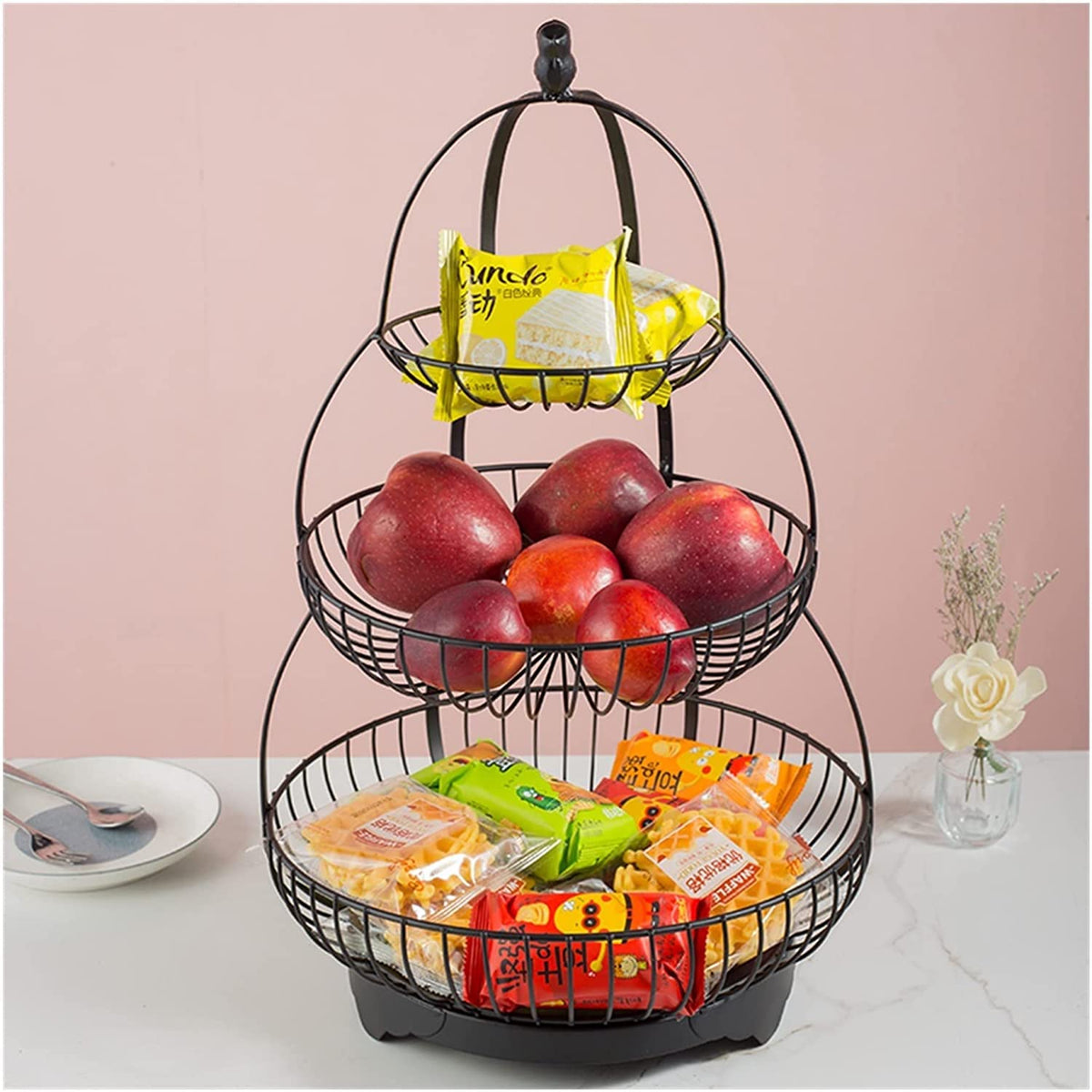 3-Tier Metal Fruit Basket P941610
