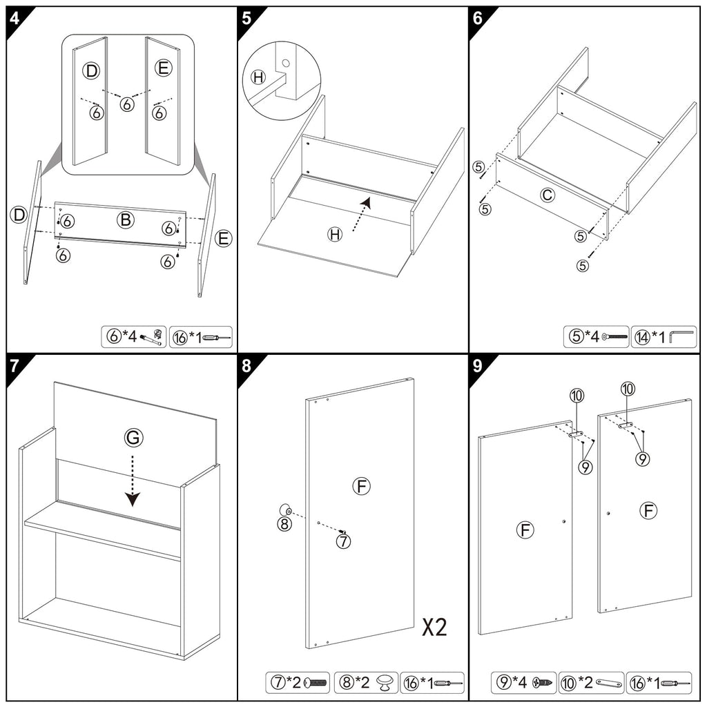 White 2-Door Over The Toilet Storage Cabinet F4634