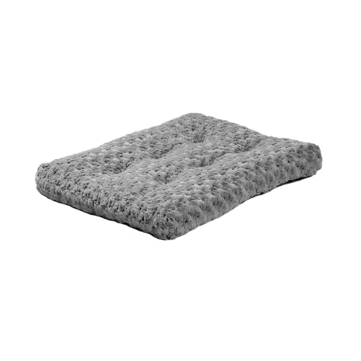 Gray Ombré Swirl Plush Pet Bed M3074