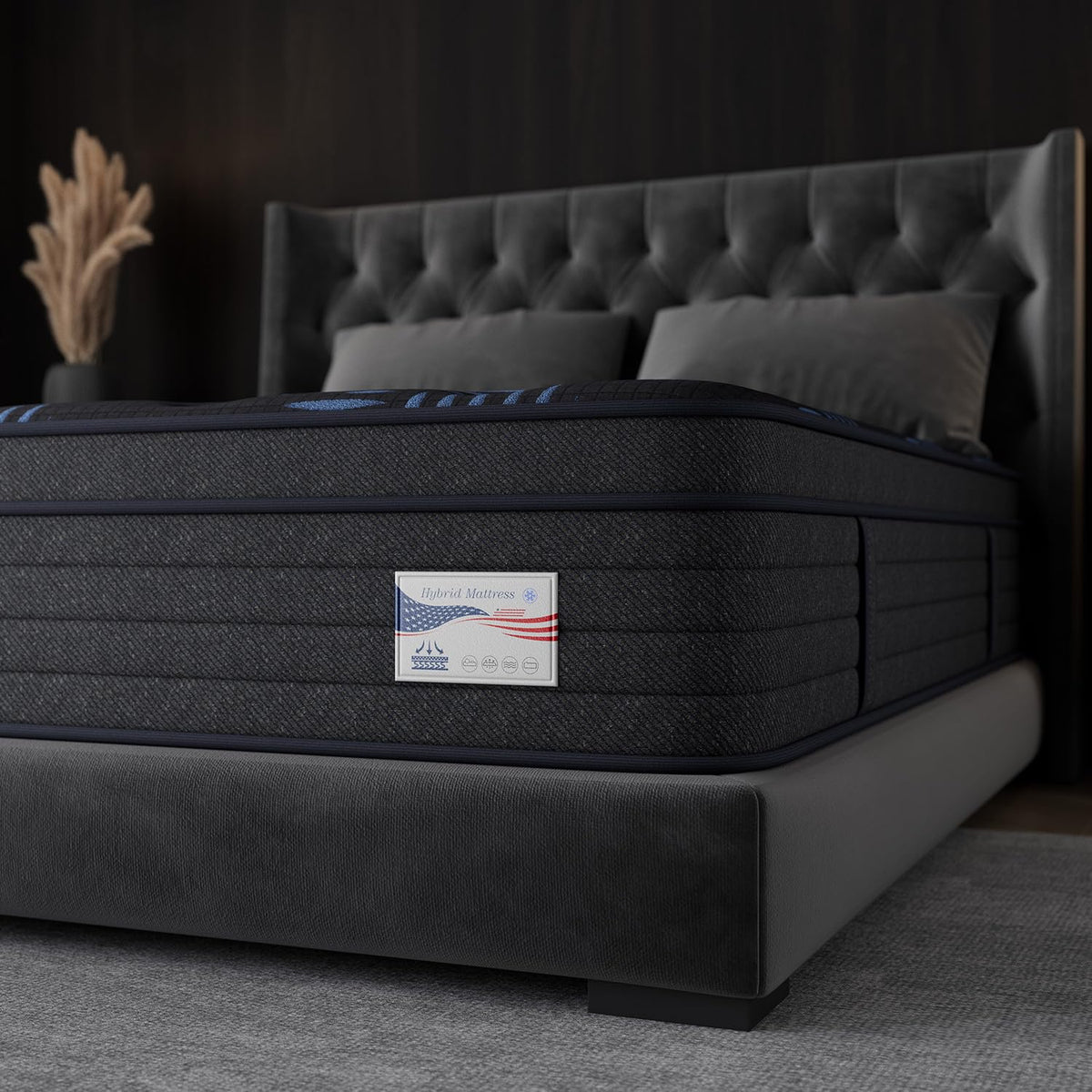 10 Inch Full Medium Firm Hybrid Mattress in a Box L507