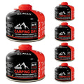 230 Gram Isobutane Butane Propane Camping Fuel Canister Pack of 6 L3347
