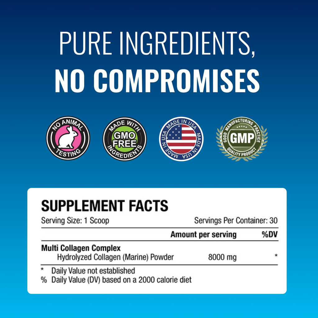 Unflavored Hydrolyzed Collagen Peptides Powder N22166