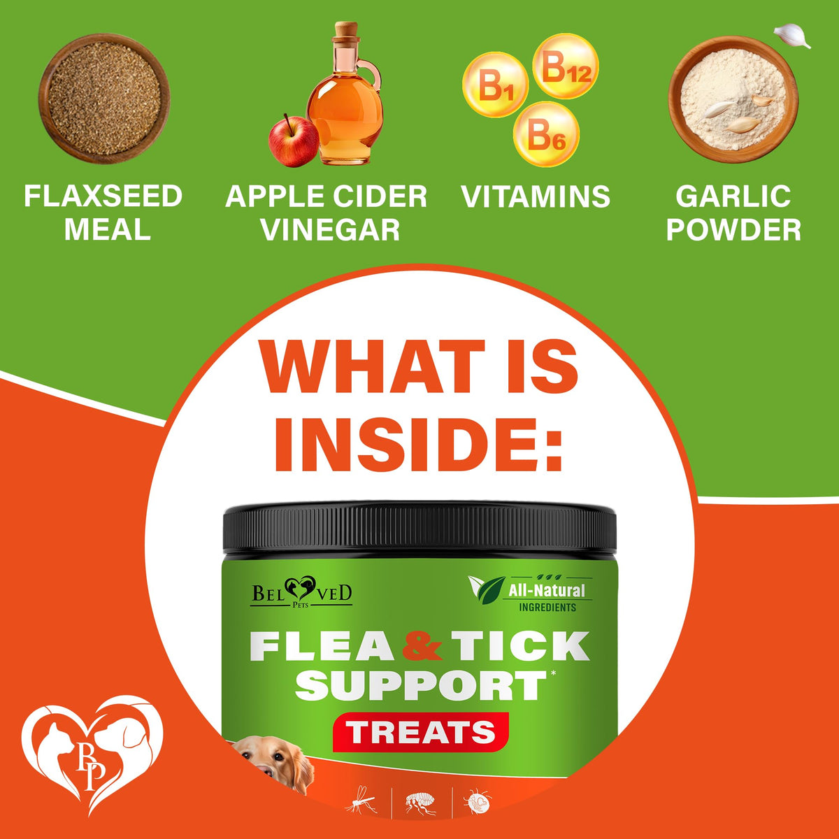Chewable Flea and Tick Prevention Pills for Dogs H115