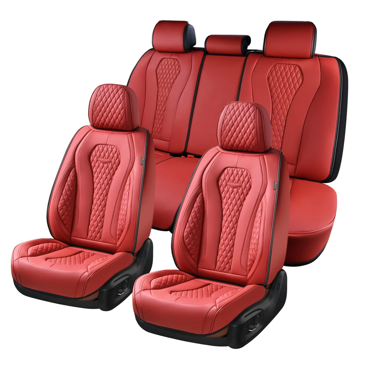 Waterproof Leather Car Seat Covers Full Set Q110915