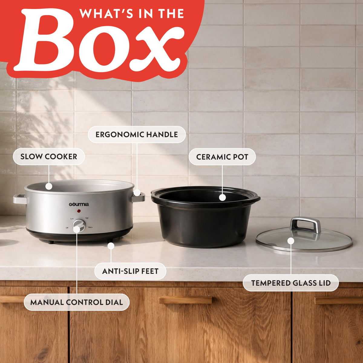 7 Qt Stainless Steel Slow Cooker U499