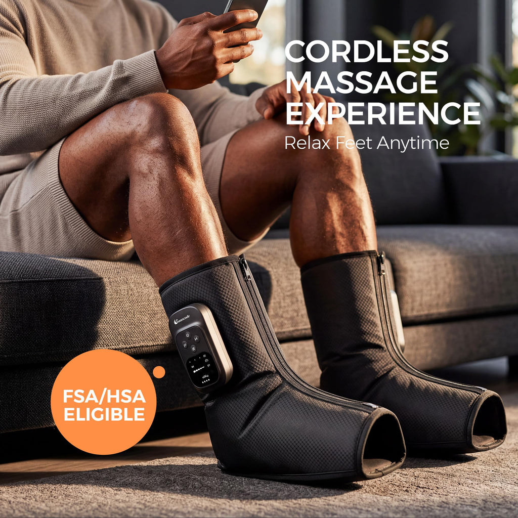 Air Compression Foot and Ankle Massager with Heat X294
