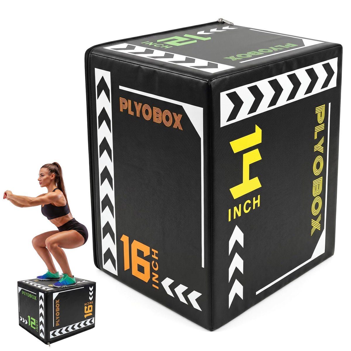 3-in-1 Foam Plyometric Jump Box L692