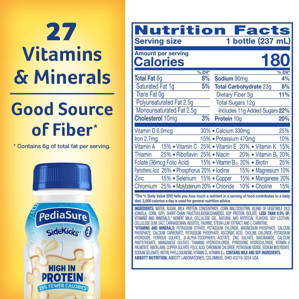 Vanilla Nutrition Shake 8 fl oz Pack of 24 T3122