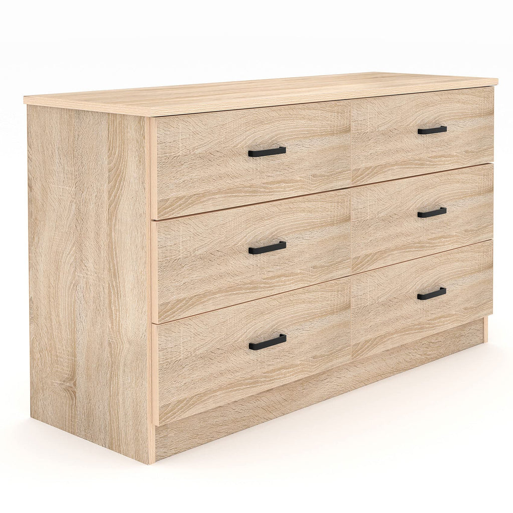 Light Oak 6 Drawer Dresser T363500