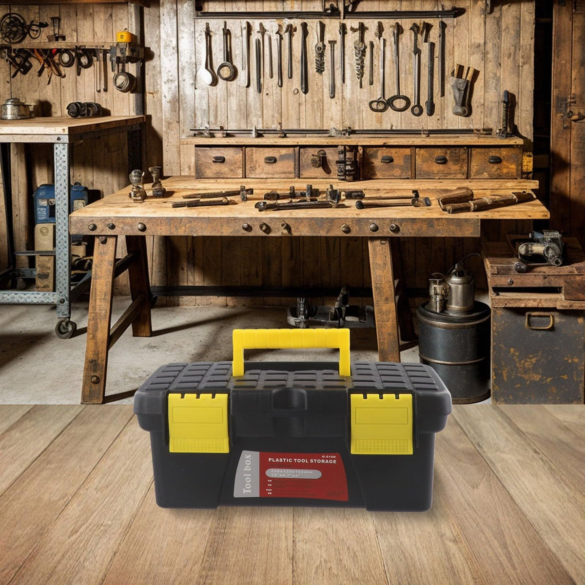 10 Inch Plastic Hardware Tool Box E2954