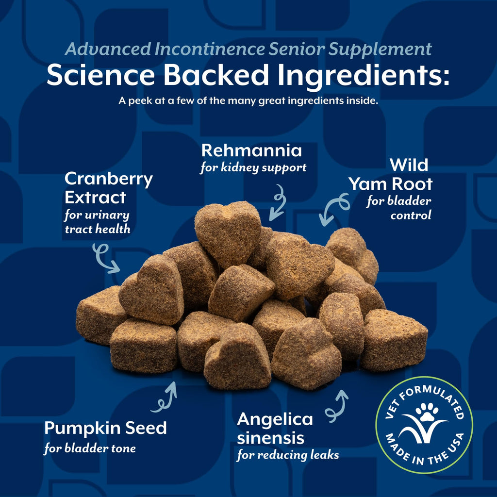 Senior Incontinence Dog Supplement 120 Ct I7916