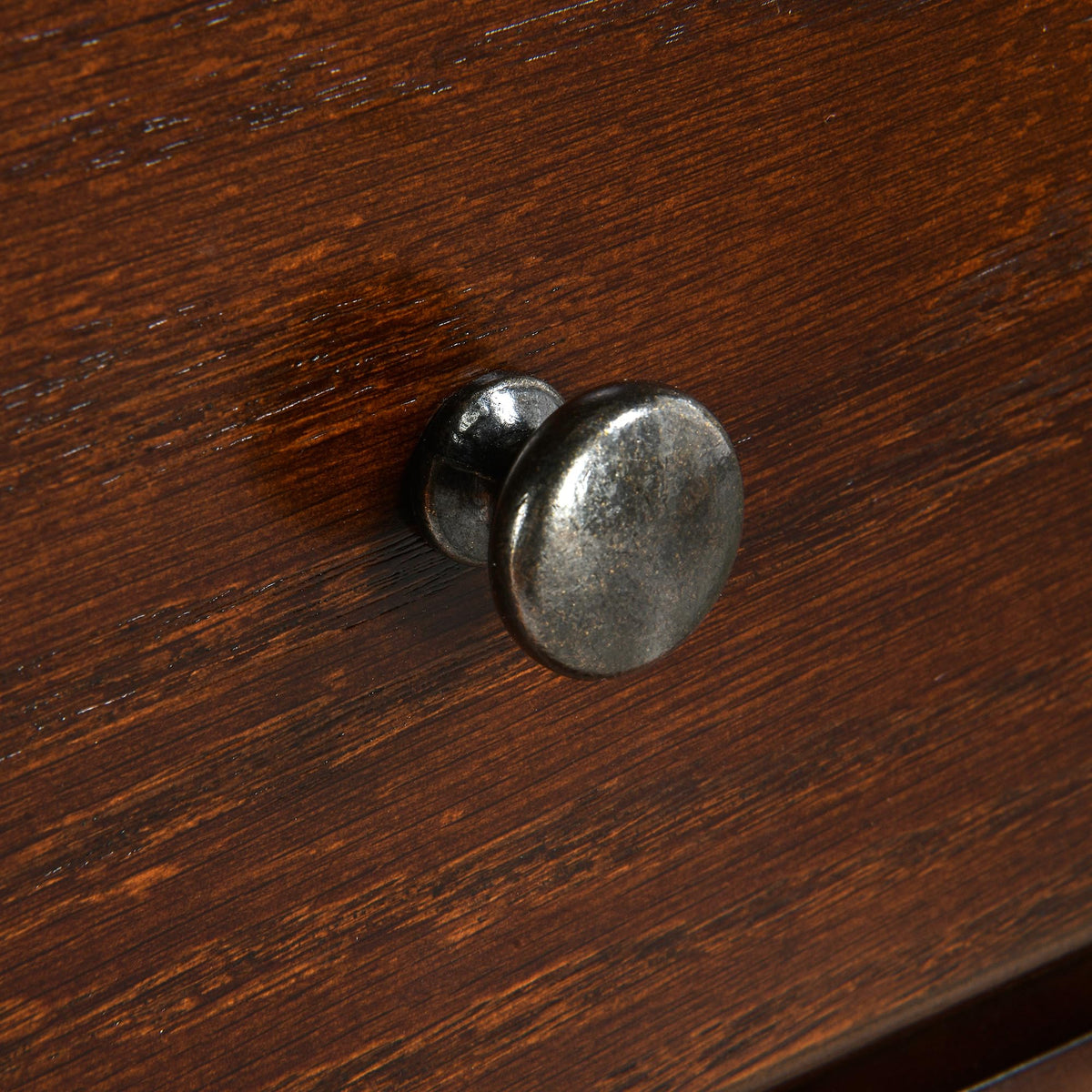Narrow Wood End Table with Drawer N984