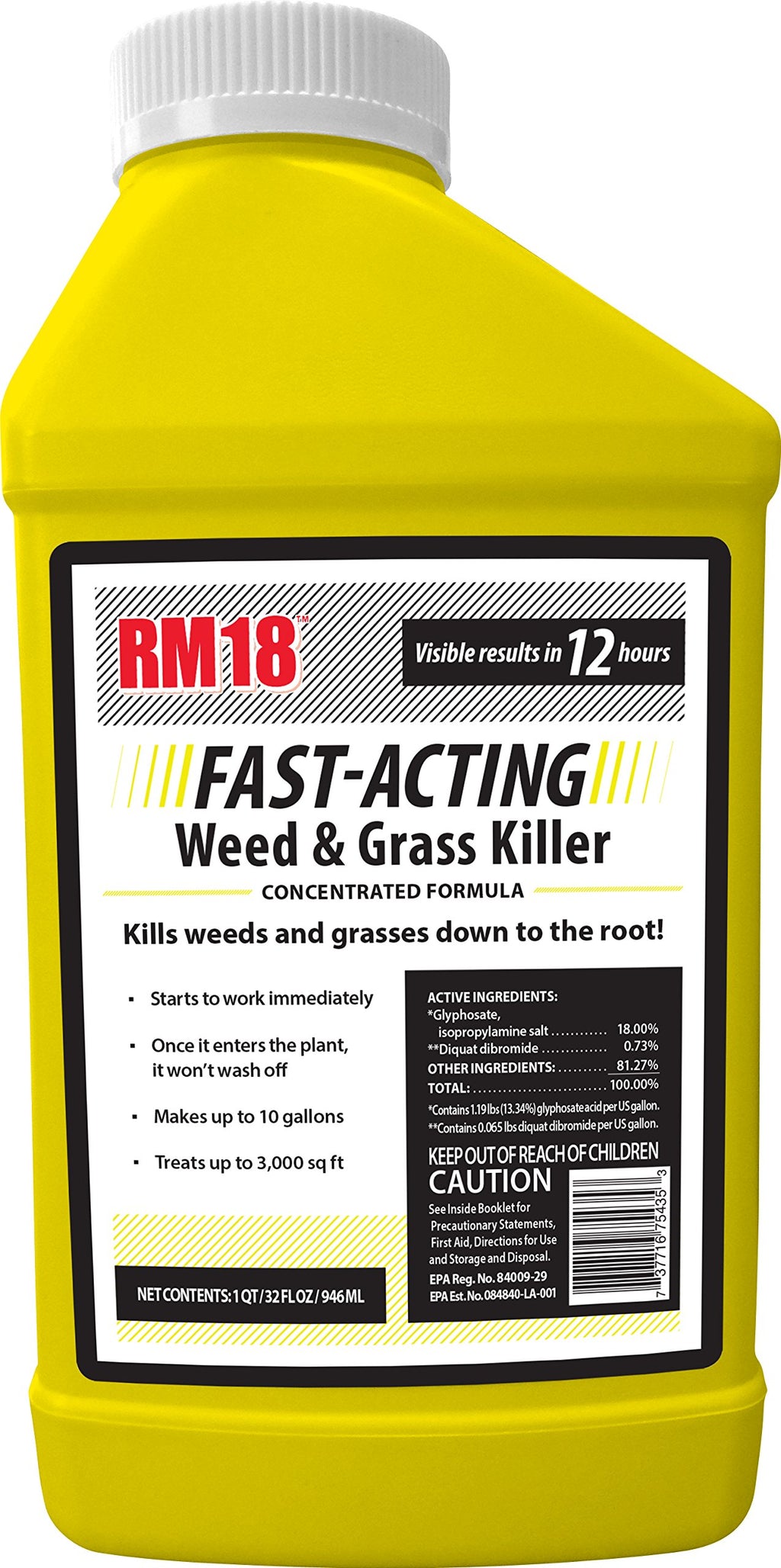 Fast-Acting Weed & Grass Killer Herbicide 32-ounce C2378