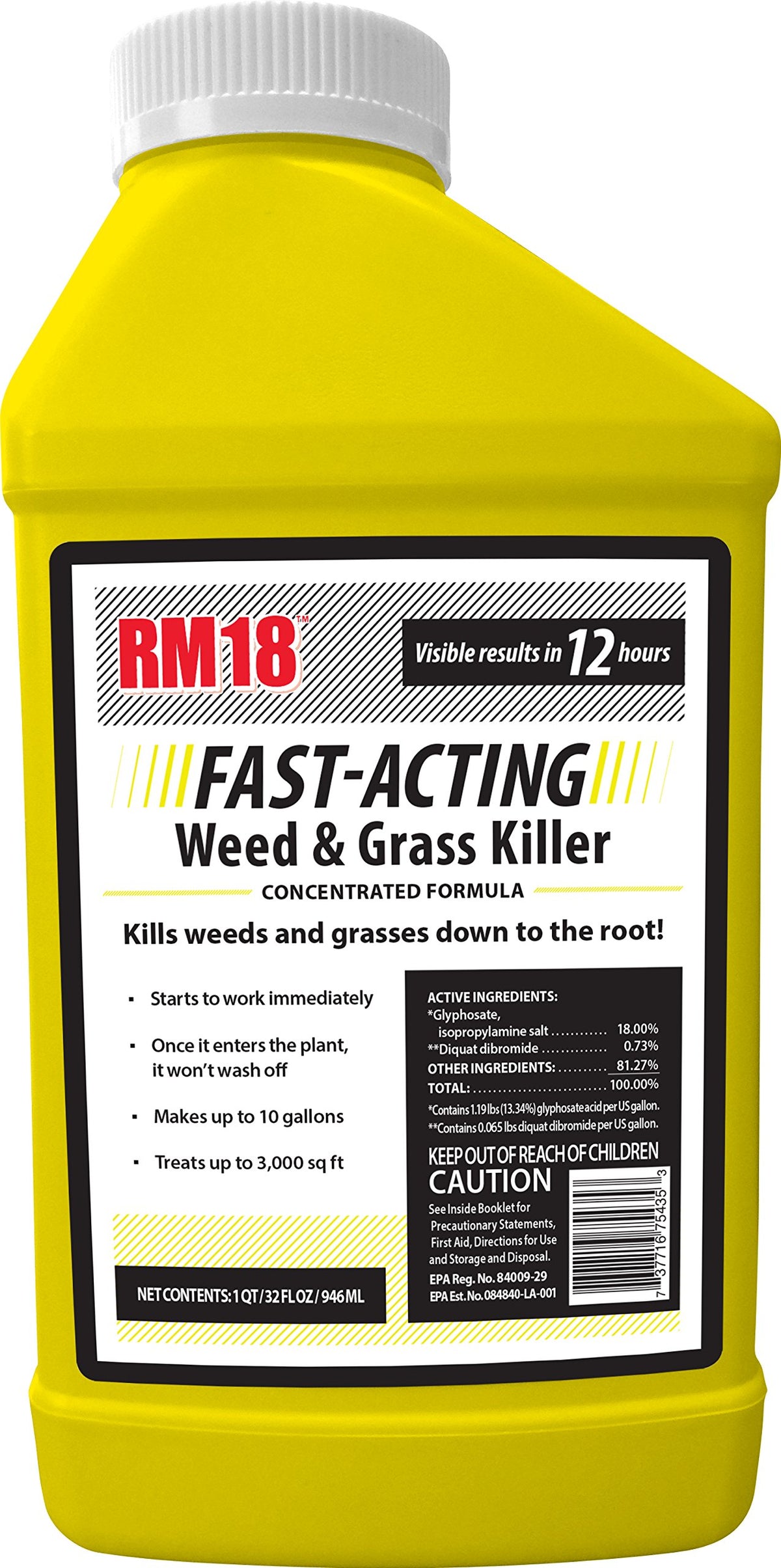 Fast-Acting Weed & Grass Killer Herbicide 32-ounce C2378