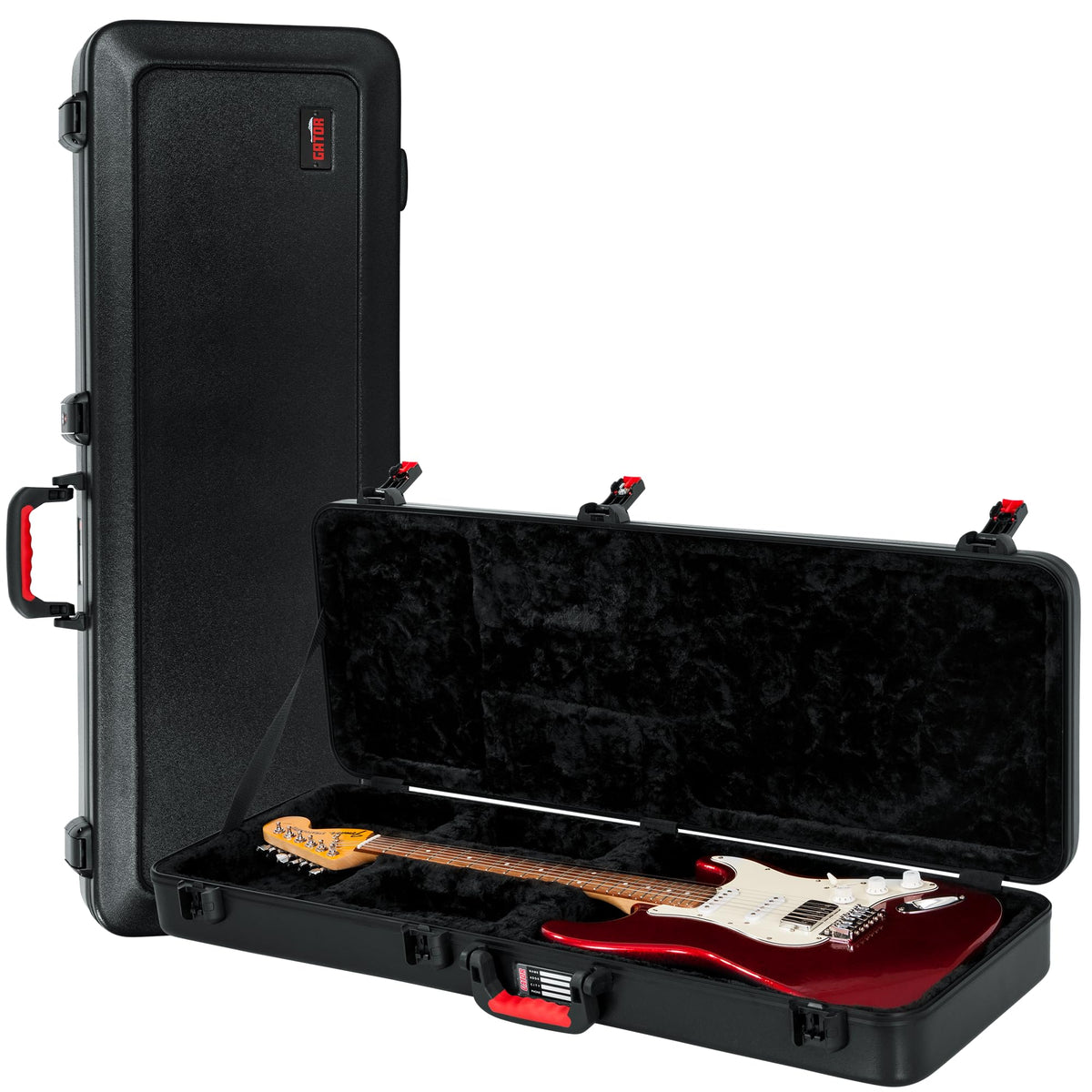 Molded Flight Case for Electric Guitars with Locking Latch I477508
