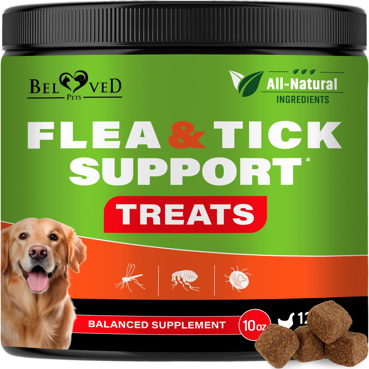 Chewable Flea and Tick Prevention Pills for Dogs H115