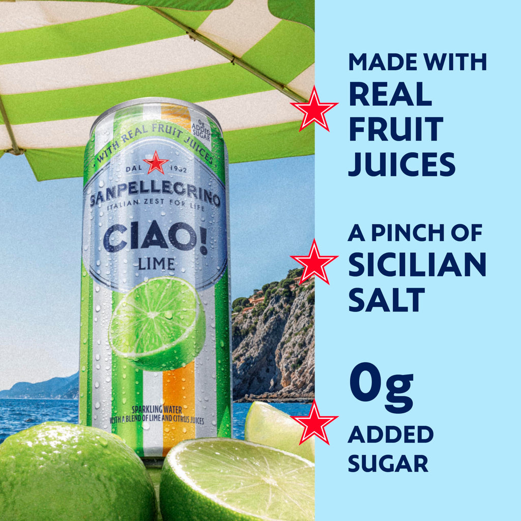 Lime Sparkling Water 24 Pack S4994