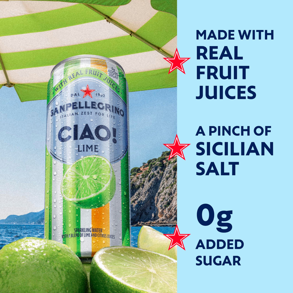 Lime Sparkling Water 24 Pack S4994