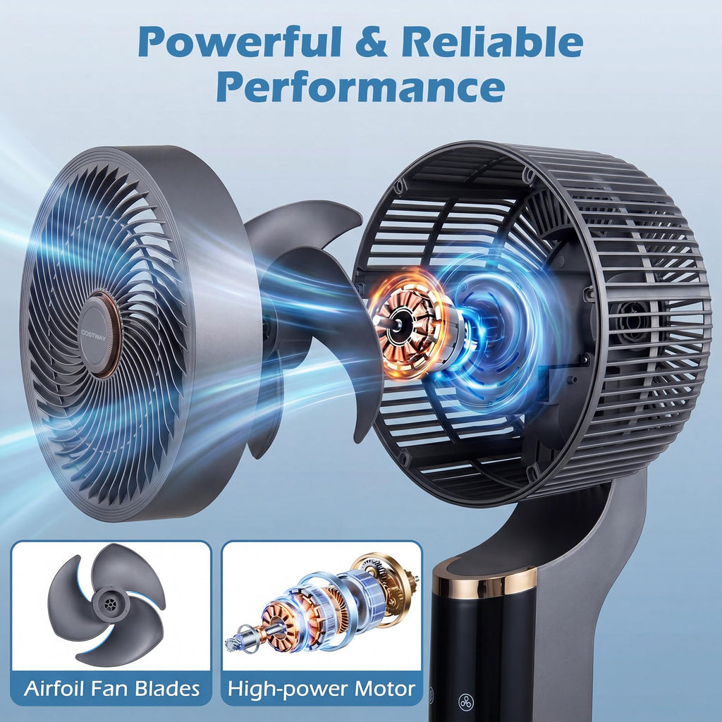 Compact Oscillating Standing Fan G299998