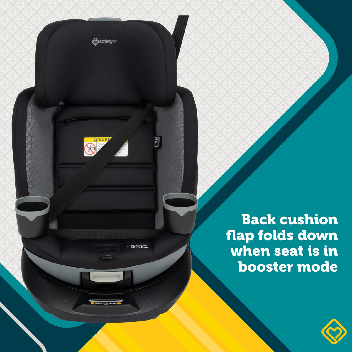 Black Convertible Car Seat K995088