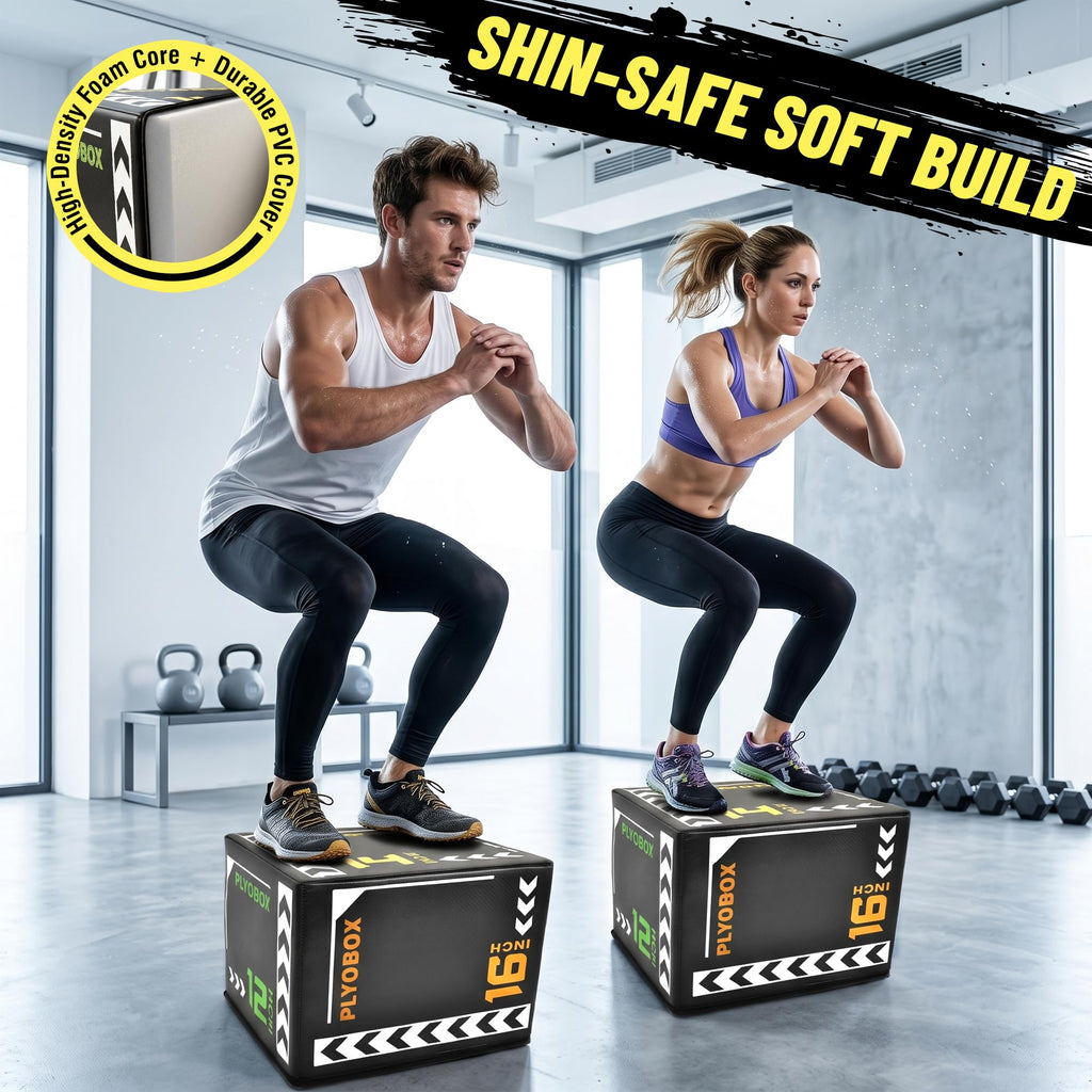 3-in-1 Foam Plyometric Jump Box L692