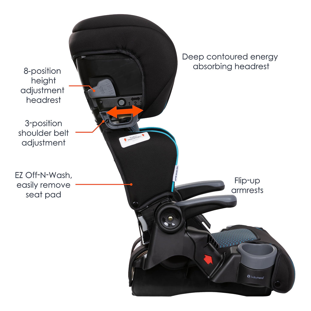 2-in-1 Folding Belt-Positioning Booster Seat Z629