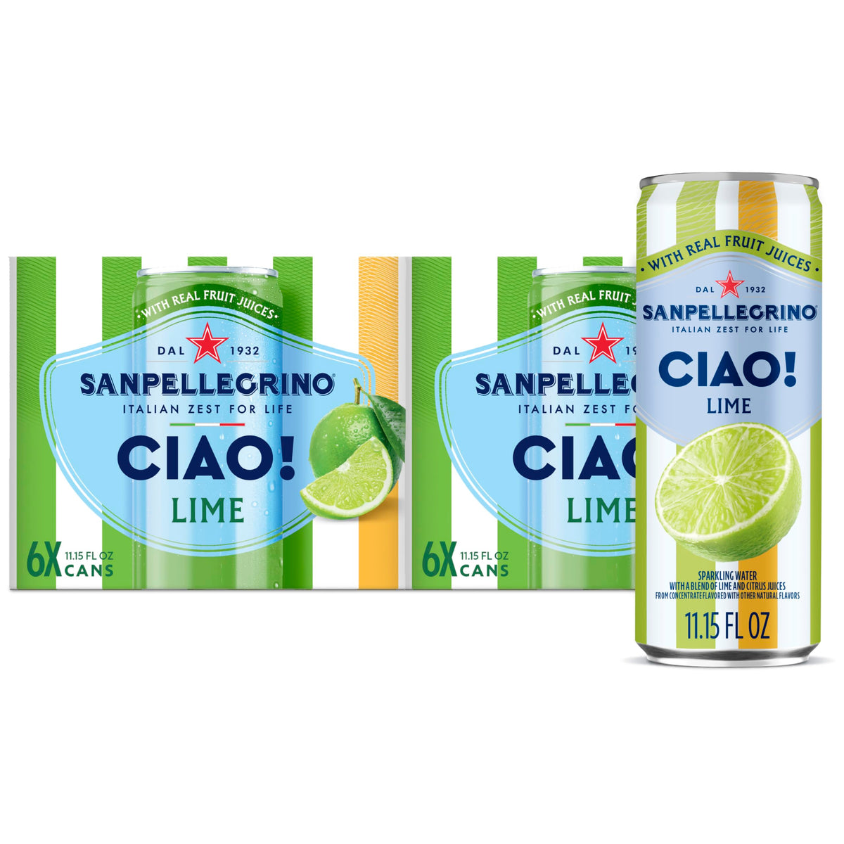 Lime Sparkling Water 24 Pack S4994