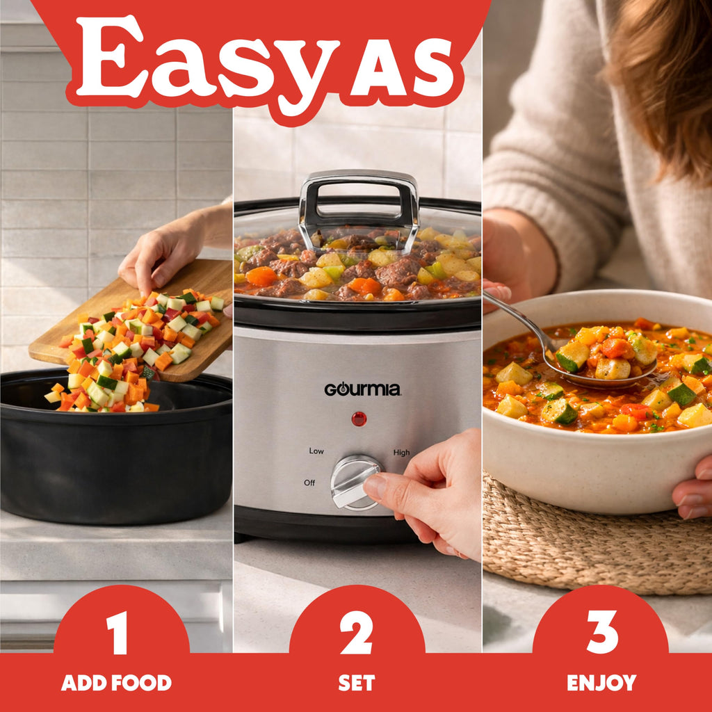 7 Qt Stainless Steel Slow Cooker U499