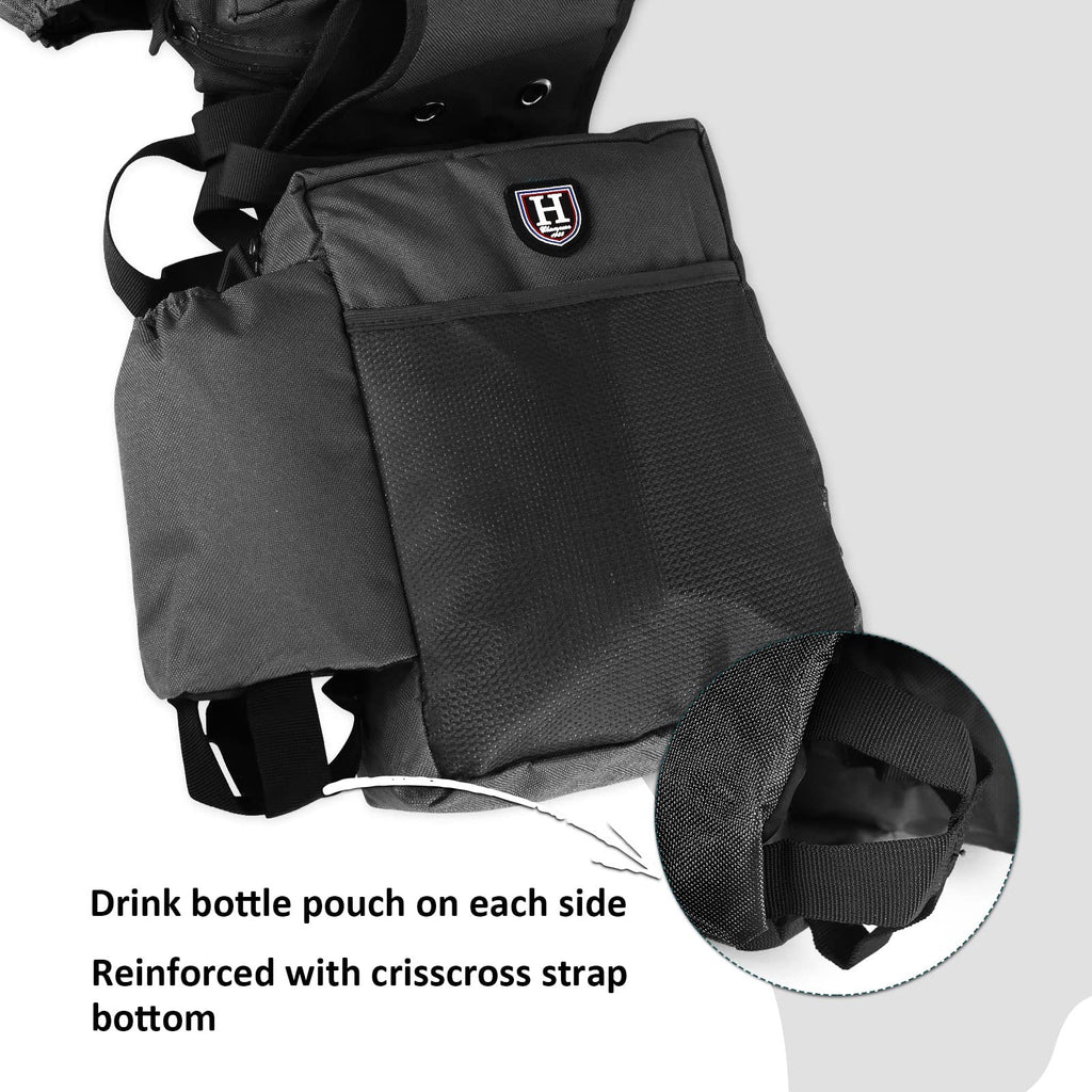 Nylon Western Saddle Bag Black V315324