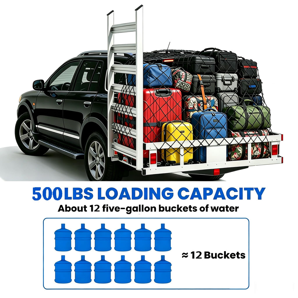 Hitch Cargo Carrier with Folding Ramp S453