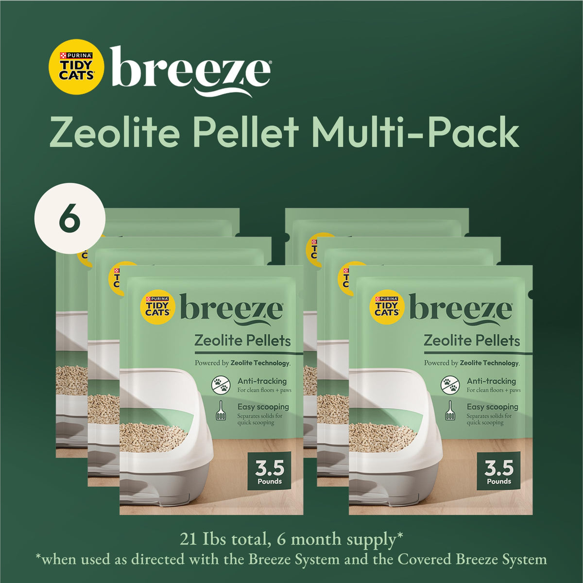 Litter Pellets 6 Bags J925895