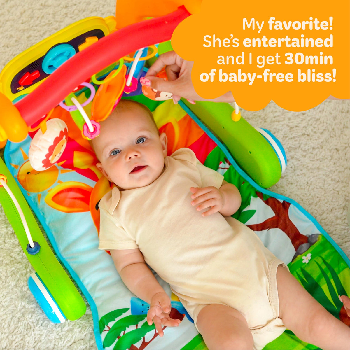 4-in-1 Baby Play Mat & Musical Activity Gym M89264
