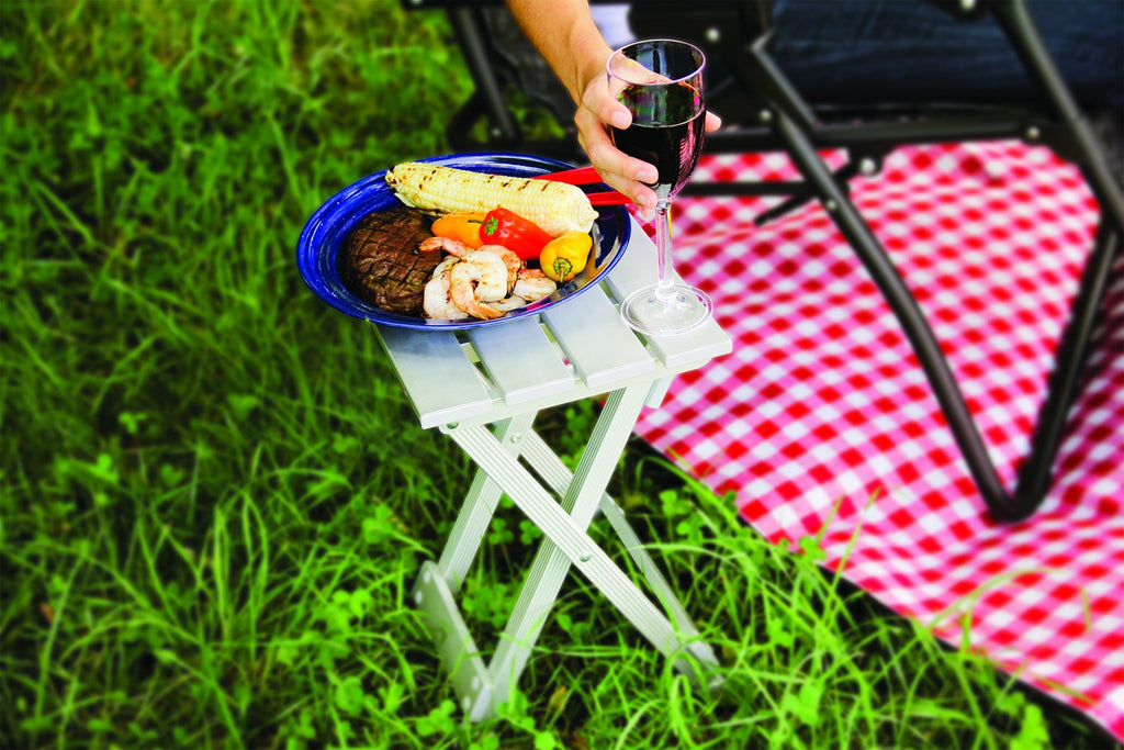 Aluminum Fold-Away Outdoor Side Table W45856