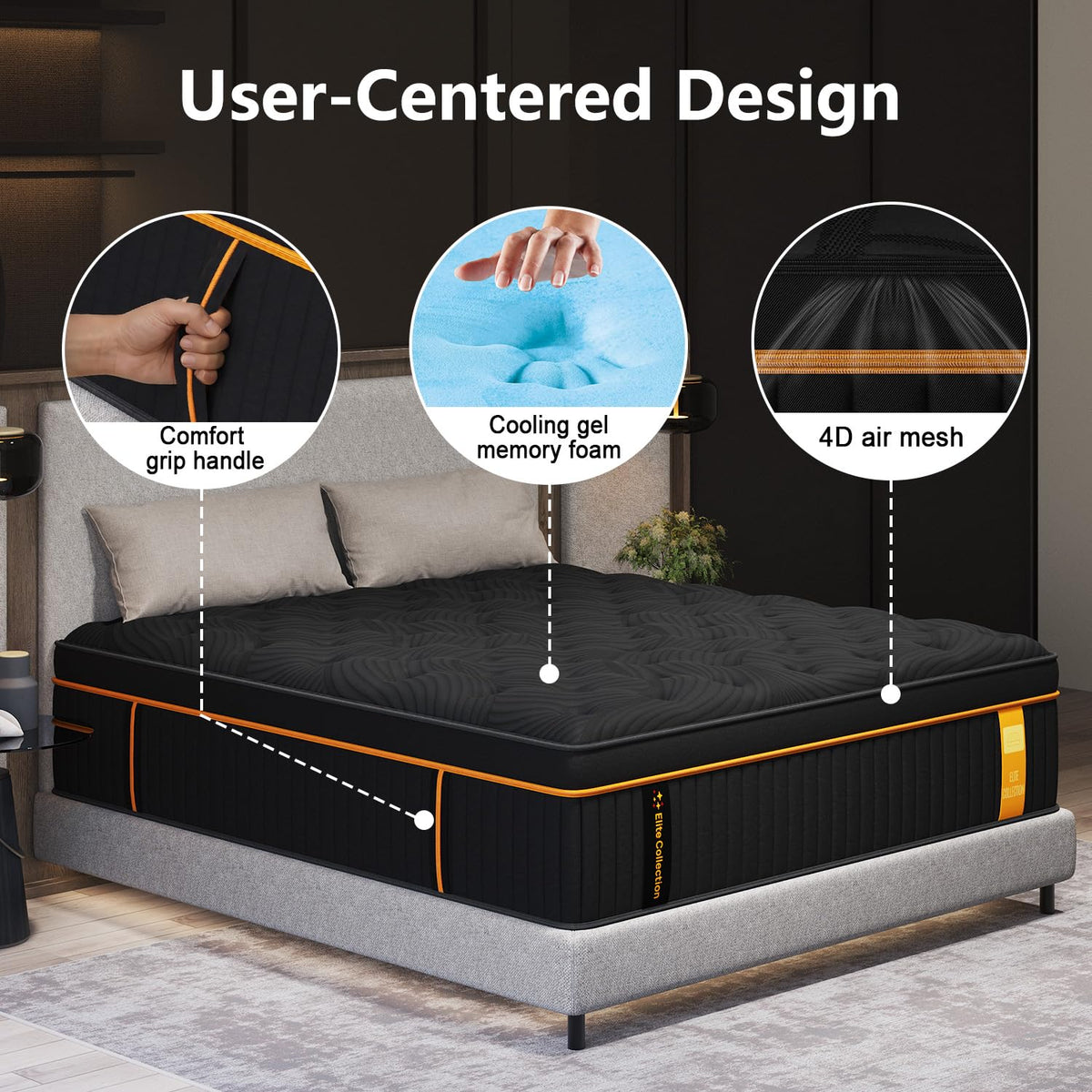 Full Size 14 Inch Hybrid Mattress J248134