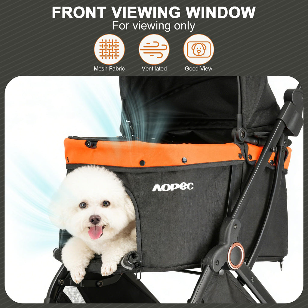 Black Pet Stroller D628