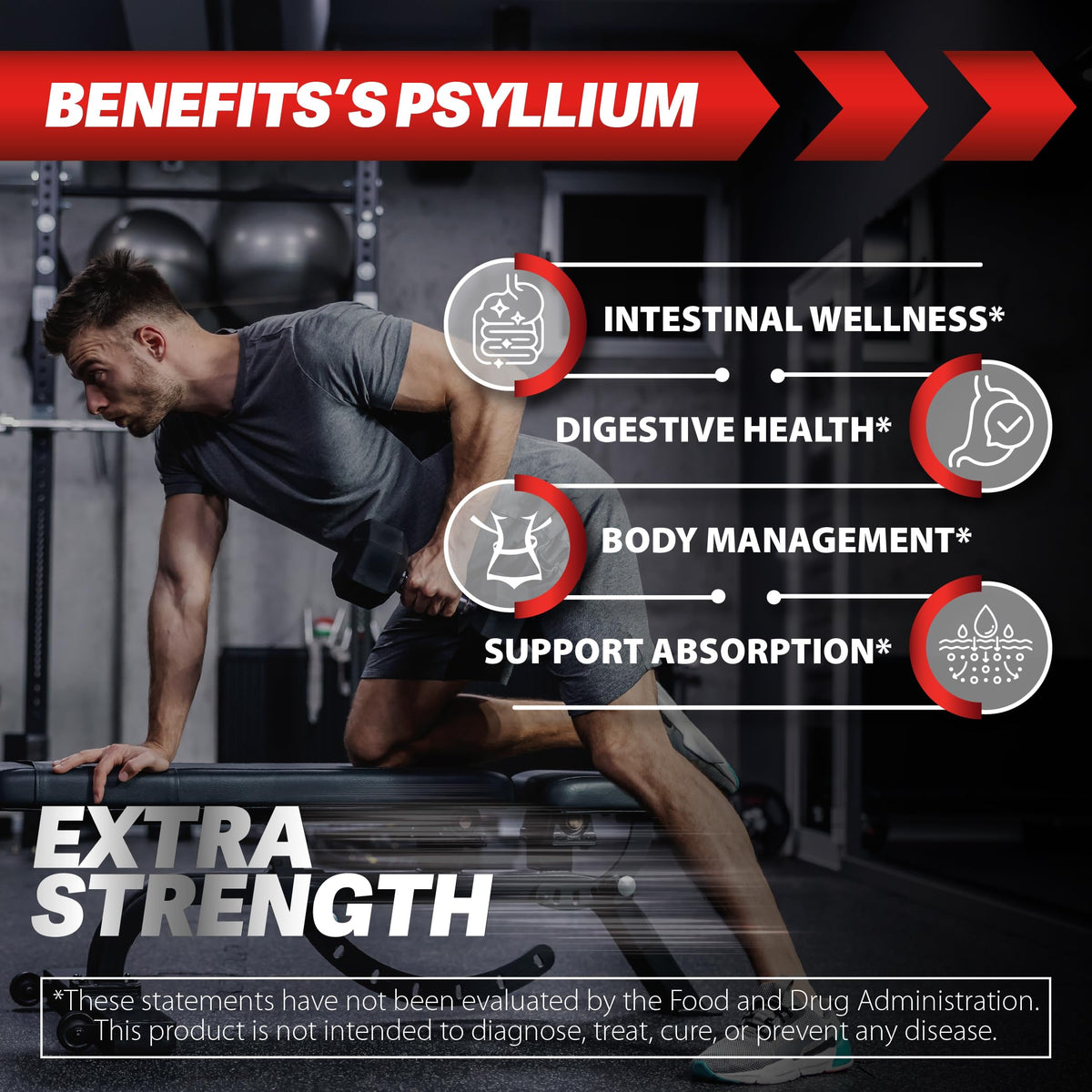 2400mg Psyllium Husk Capsules C899