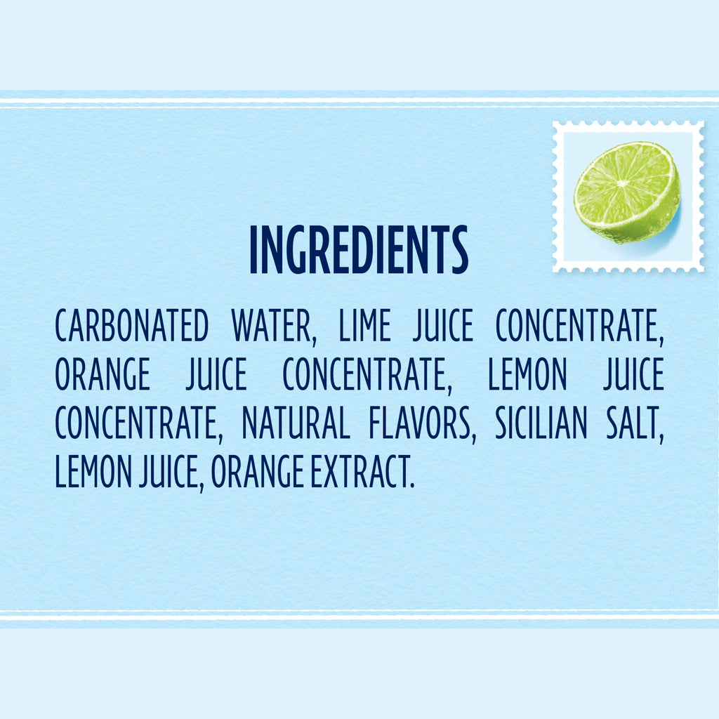 Lime Sparkling Water 24 Pack S4994