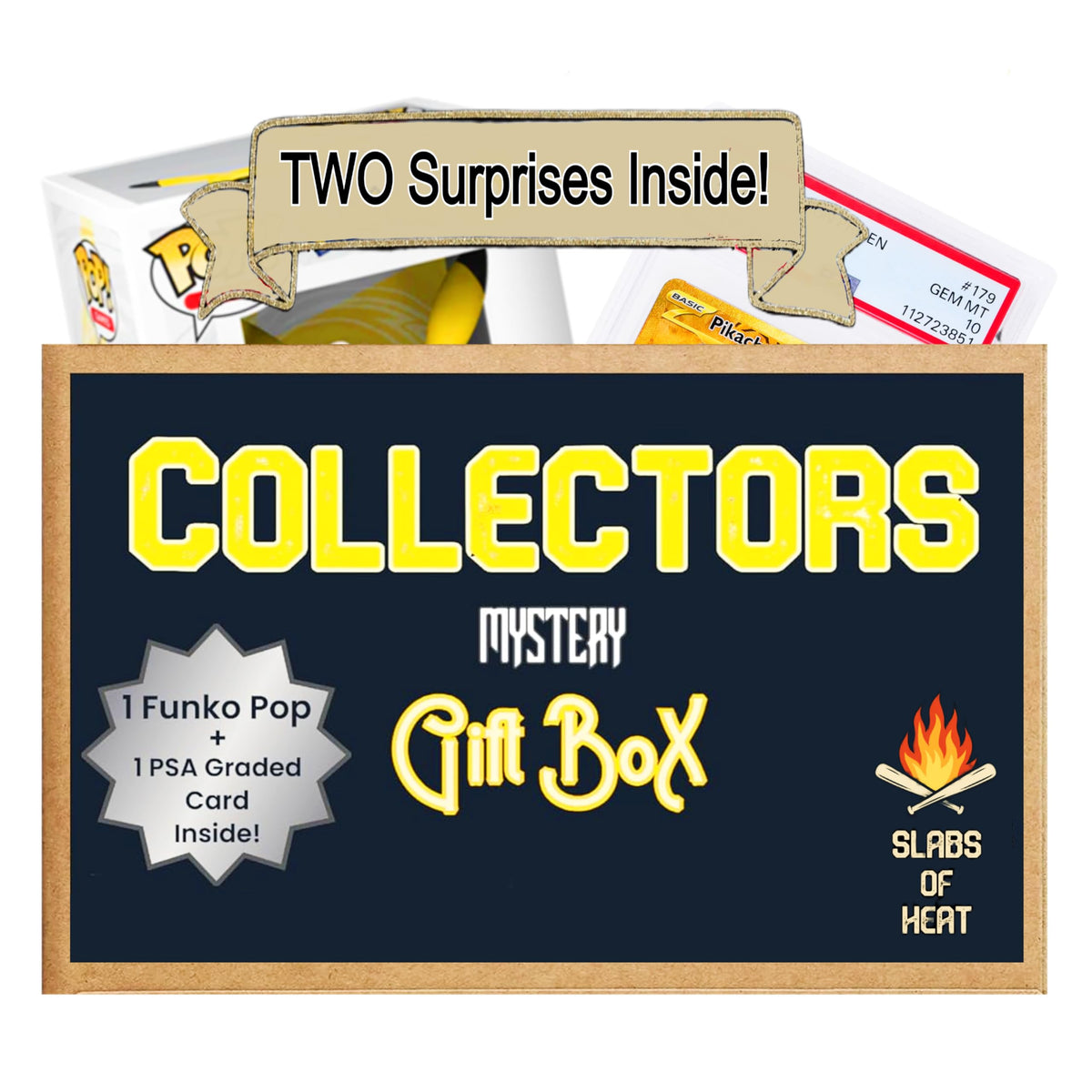 TCG Collector's Gift Box with PSA Graded TCG Card & Funko Pop F46718
