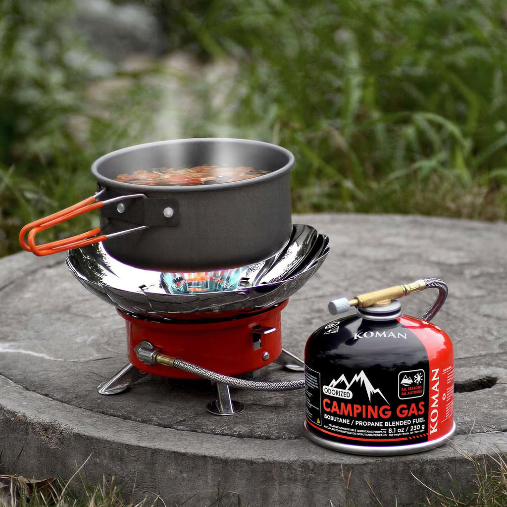 230 Gram Isobutane Butane Propane Camping Fuel Canister Pack of 6 L3347