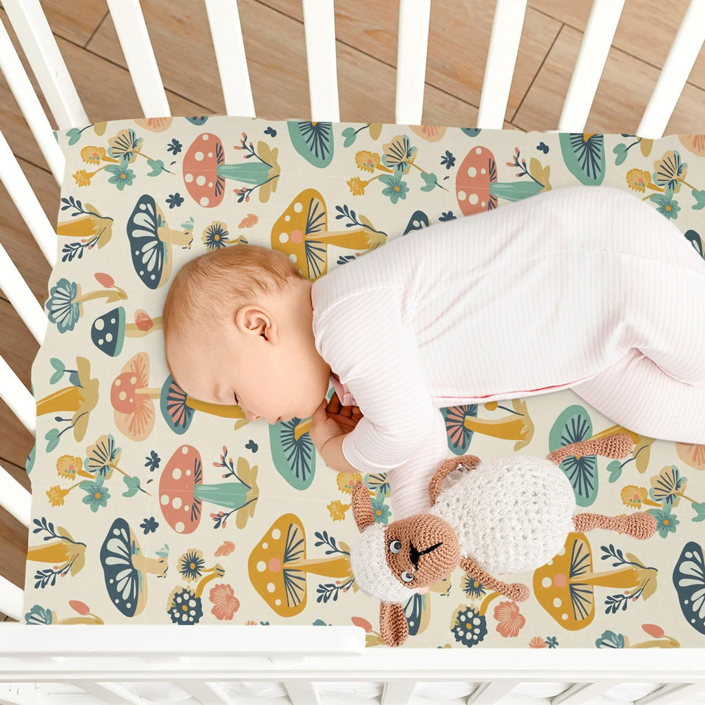 Soft Breathable Microfiber Fitted Crib Sheet, Standard Size 28in x 52in K26616