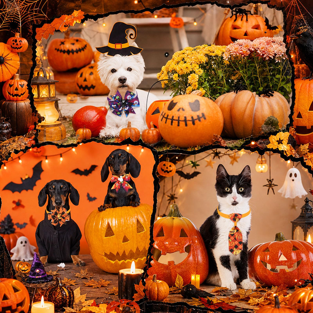 100 Pcs Dog Bow Tie G46260