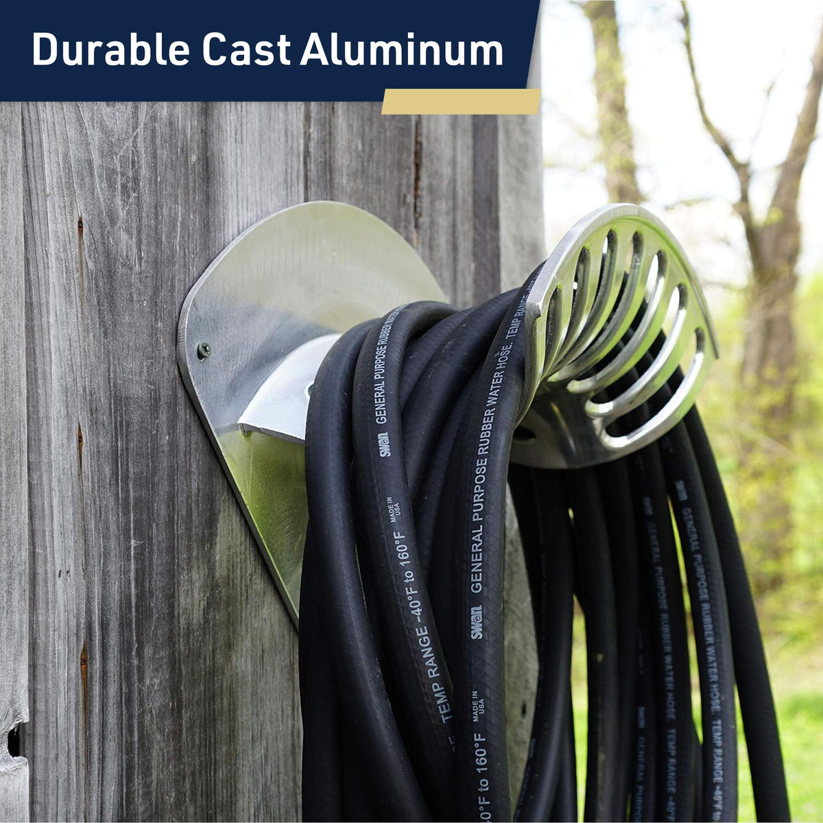 Garden Water Hose Holder for 200ft 1/2" Hosing D484600