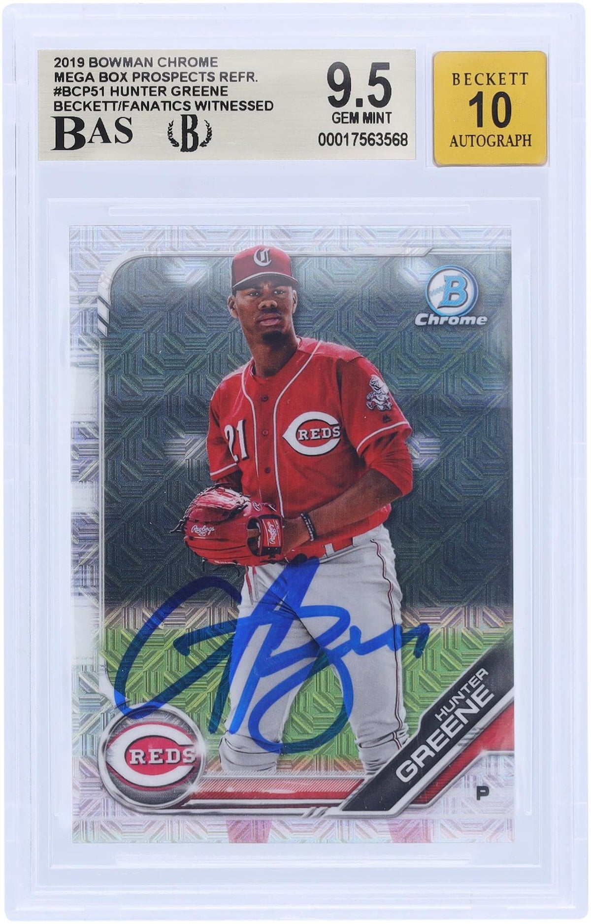 Autographed Baseball Card T90392