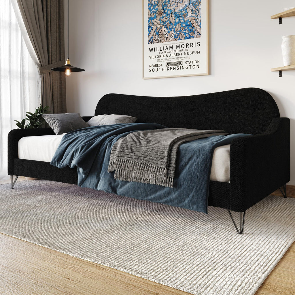 Twin Linen Upholstered Daybed Q392