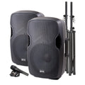 Portable Bluetooth PA Speaker System, 2000W, Black J51620