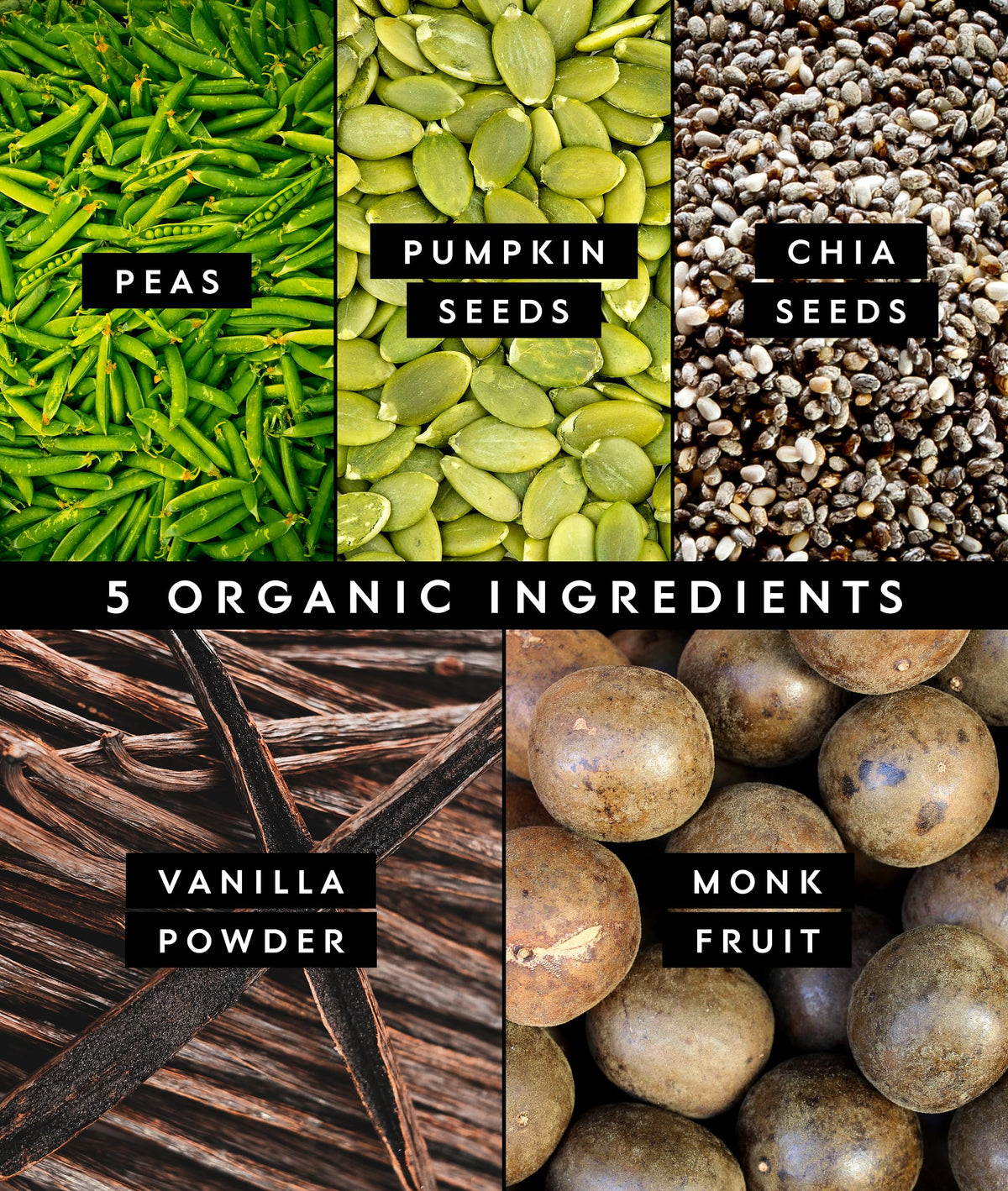 Organic Plant Based Protein Powder Vanilla 10 Servings H1895